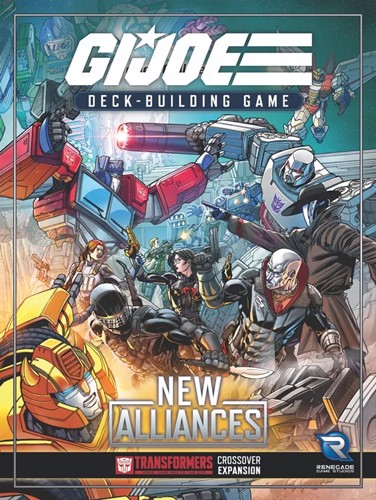 RGS02533 G I Joe Deck Building Card Game: New Alliances: A Transformers Crossover Expansion published by Renegade Game Studios