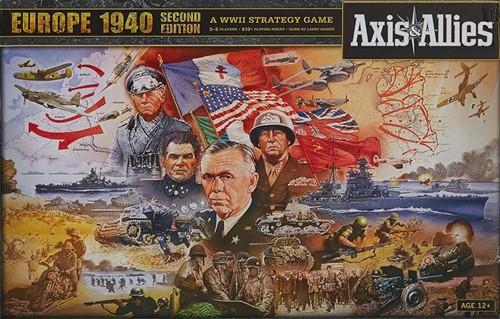 RGS02556 Axis And Allies Board Game: 1940 Europe 2nd Edition published by Renegade Game Studios