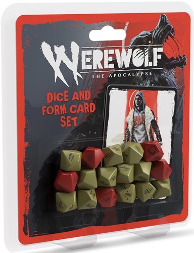 Werewolf: The Apocalypse RPG 5th Edition: Dice And Form Card Set