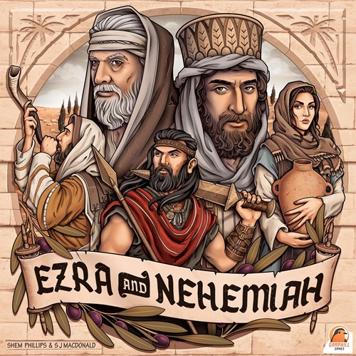2!RGS02648 Ezra and Nehemiah Board Game published by Renegade Game Studios