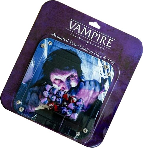 Vampire The Masquerade RPG: 5th Edition Acquired Taste Ltd Dice And Tray Accessory Pack