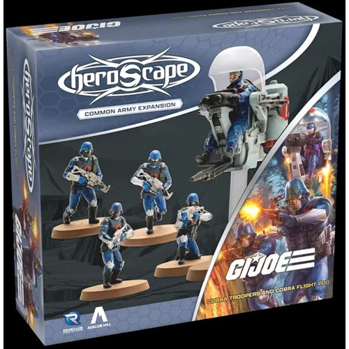 RGS02882 Heroscape Board Game: G.I. JOE COBRA Troopers And COBRA Flight Pod Army Expansion published by Renegade Game Studios