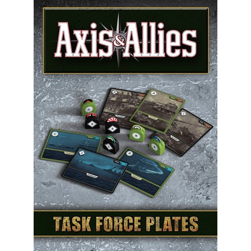 2!RGS02945 Axis And Allies Board Game: Task Force Plates Accessory published by Renegade Game Studios