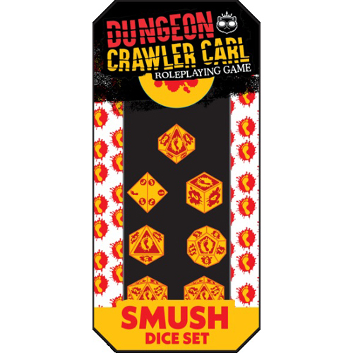 RGS02952 Dungeon Crawler Carl RPG: Smush Dice Set published by Renegade Game Studios