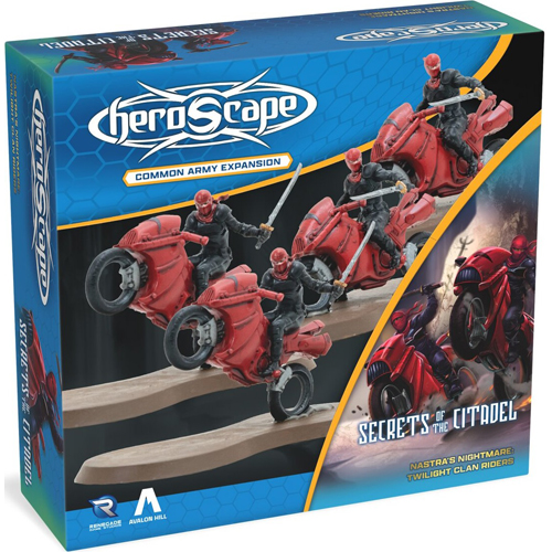 2!RGS02968 Heroscape Board Game: Twilight Ninja Clan Riders Army Expansion published by Renegade Game Studios