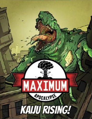 RMA201 Maximum Apocalypse Board Game: Kaiju Rising Expansion published by Rock Manor Games