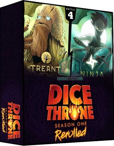 ROX639 Dice Throne Dice Game: Season One ReRolled 4: Treant Vs Ninja published by Roxley Games