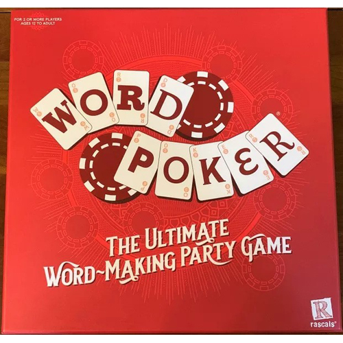 2!RPLR9002 Word Poker Card Game published by Rascals Games