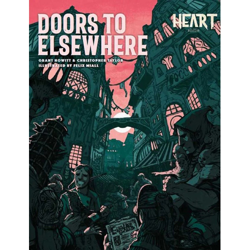 3!RRD020505 Heart The City Beneath RPG: Doors To Elsewhere (Spine Printing) published by Rowan, Rook and Decard Ltd