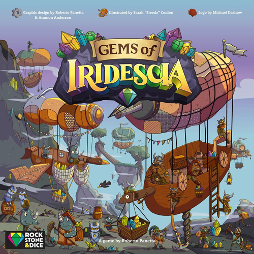 3!RSDGI001 Gems Of Iridescia Board Game: Standard Edition published by Rock Stone & Dice