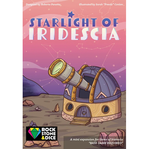 3!RSDGI002 Gems Of Iridescia Board Game: Starlight Of Iridescia Mini Expansion published by Rock Stone & Dice