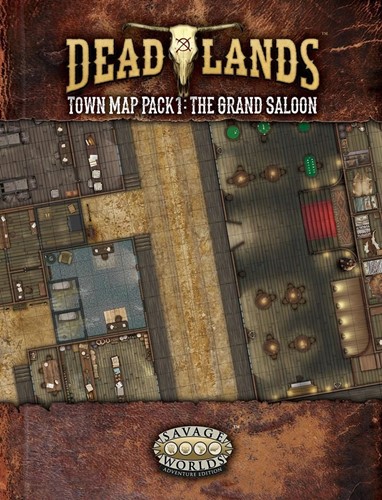 2!S2P91132 Deadlands The Weird West RPG: Map Pack 1: Grand Saloon published by Pinnacle Entertainment