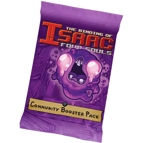 3!S71BOIBOOST03 The Binding Of Isaac Card Game: Four Souls Community Booster Pack published by Maestro Media
