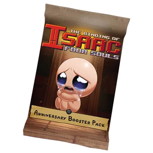 3!S71BOIBOOST04 The Binding Of Isaac Card Game: Four Souls Anniversary Booster Pack published by Maestro Media