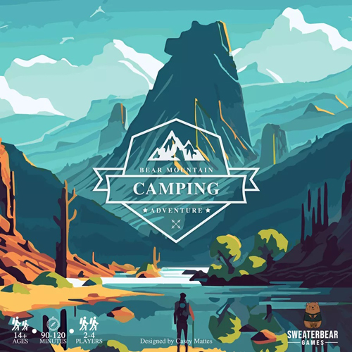 2!SBGBERMTN01 Bear Mountain Camping Adventure Board Game published by SweaterBear Games