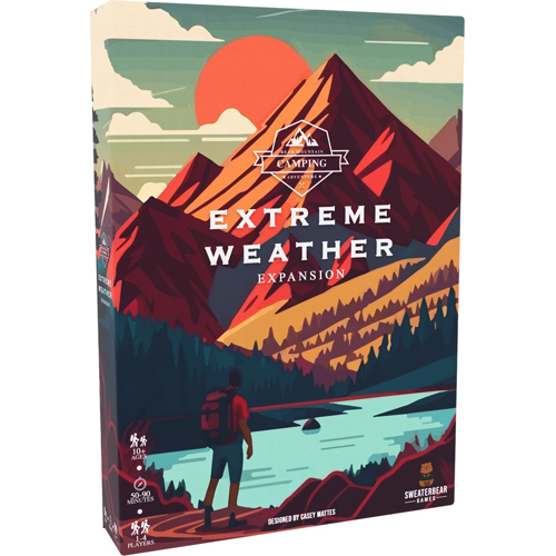 2!SBGBERMTN04 Bear Mountain Camping Adventure Board Game: Extreme Weather Expansion published by SweaterBear Games