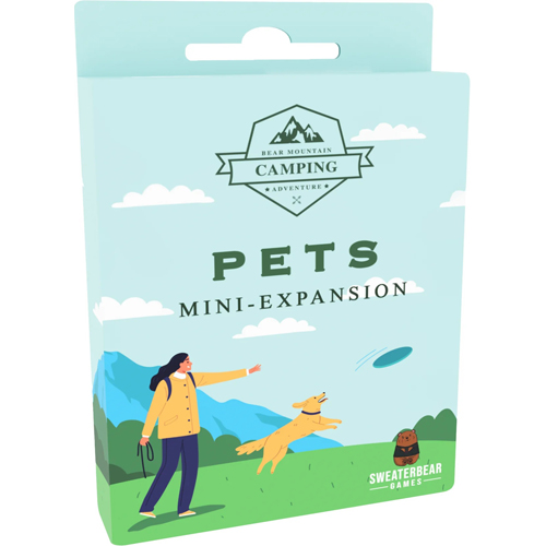 2!SBGBERMTN06 Bear Mountain Camping Adventure Board Game: Pets Mini Expansion published by SweaterBear Games