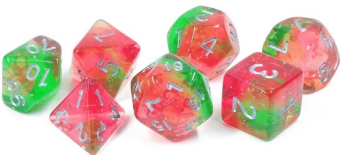 SDZ000601 Lotus Glowworm Polyhedral Dice Set published by Sirius Dice