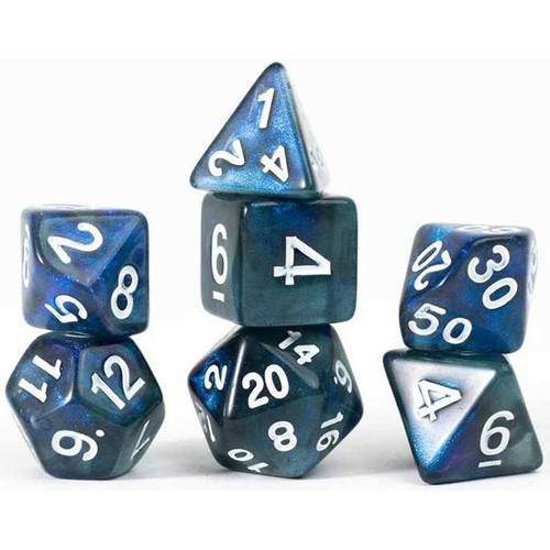 SDZ001603 Sapphire Treasures Unearthed Polyhedral Dice Set published by Sirius Dice