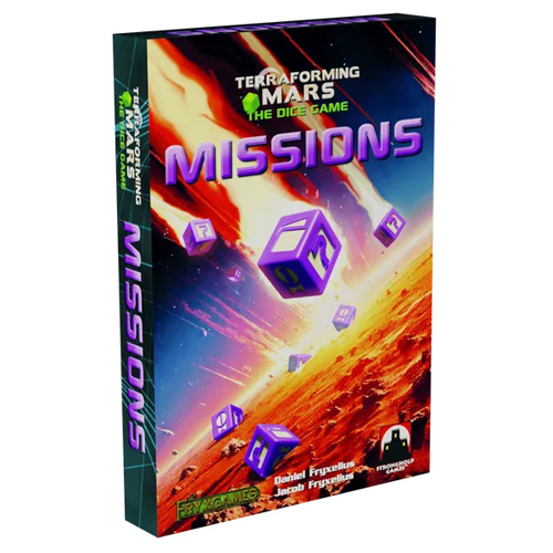 SGTMDG1EXP Terraforming Mars: The Dice Game Missions Expansion published by Stronghold Games