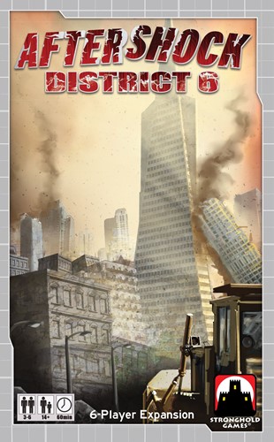 SHG3007 Aftershock Board Game: District 6 Expansion published by Stronghold Games
