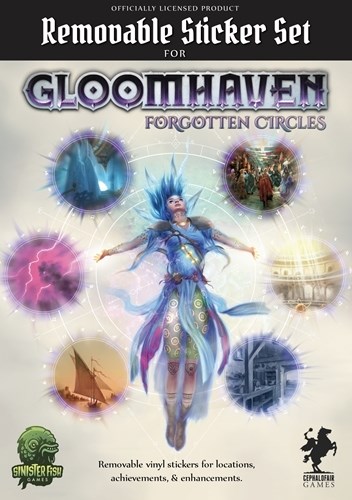 Gloomhaven Board Game: Forgotten Circles Removable Sticker Set