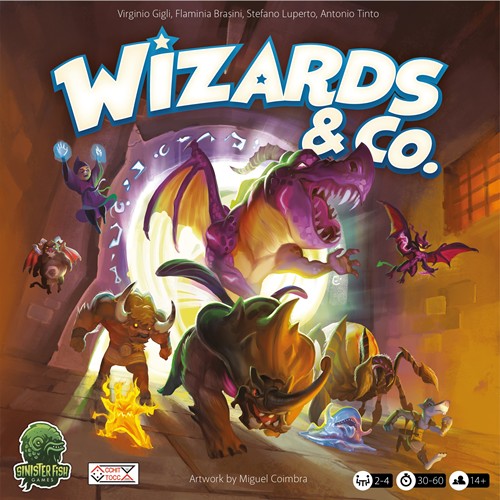 3!SIF00080 Wizards And Co Board Game published by Sinister Fish Games