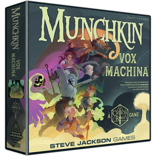 2!SJ1552 Munchkin Vox Machina Card Game: A Critical Role Game published by Steve Jackson Games