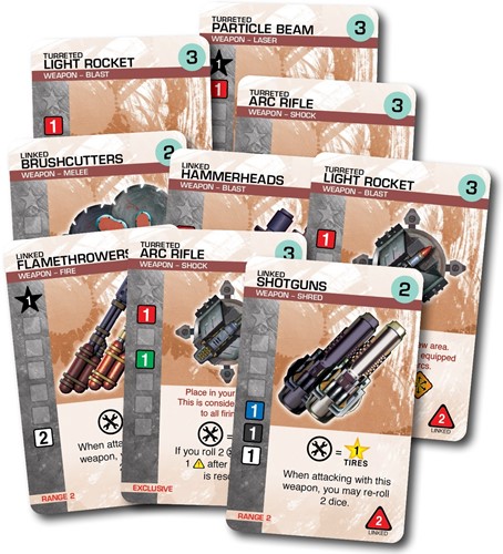 Car Wars Board Game: Sixth Edition: Linked Weapons Pack