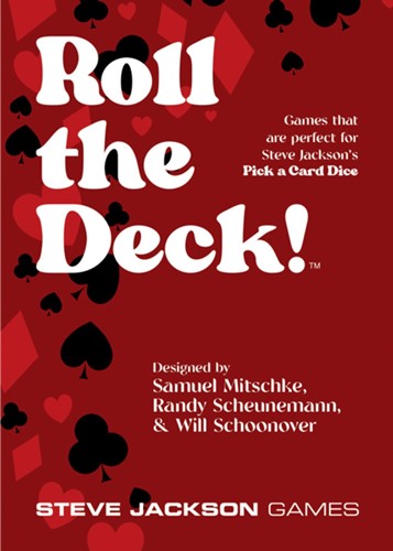 2!SJ3018 Pick A Card Dice Set: Roll The Deck Ruleset published by Steve Jackson Games