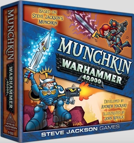 SJ4481 Munchkin Card Game: Warhammer 40,000 published by Steve Jackson Games