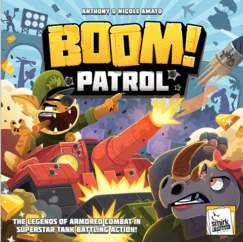 SND1024 Boom Patrol Board Game published by Smirk and Dagger Games