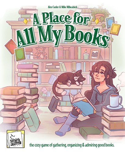 2!SND1025 A Place For All My Books Board Game published by Smirk and Dagger Games