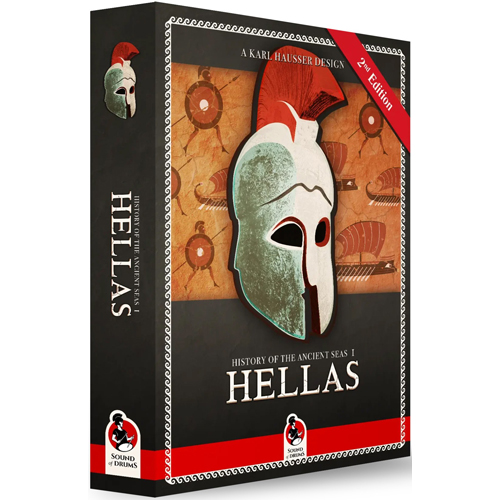 2!SOD202417 History Of The Ancient Seas Board Game: Hellas 2nd Edition published by Sound Of Drums