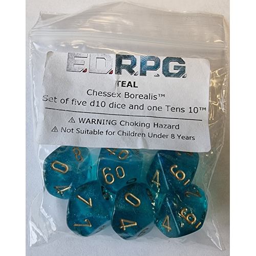 2!SPIEDRPGDT Elite Dangerous RPG: Dice Teal published by Spidermind Games
