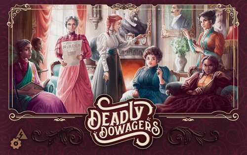 SPK2031EN Deadly Dowagers Board Game published by Sparkworks