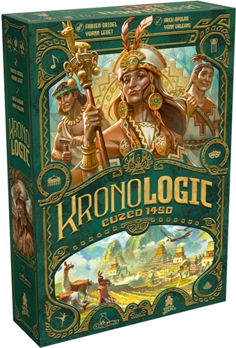 3!SPMKR1450EN Kronologic Board Game: Cuzco 1450 published by Super Meeple