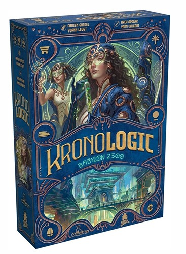 2!SPMKR2500EN Kronologic Board Game: Babylon 2500 published by Super Meeple