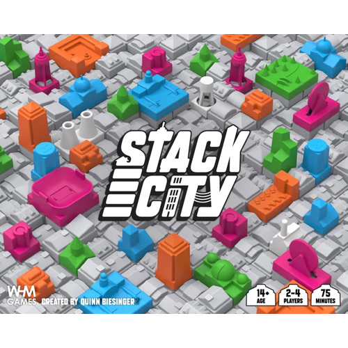 2!STCBASE001 Stack City Board Game published by WHM Games