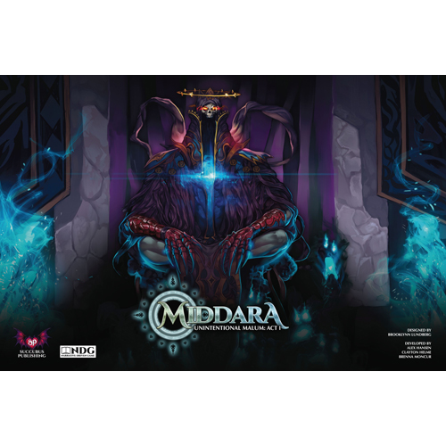 2!SUCMID001 Middara Board Game: Unintentional Malum Act 1 published by Succubus Publishing