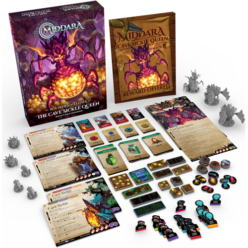 2!SUCMID004 Middara Board Game: Cave Sickle Queen published by Succubus Publishing