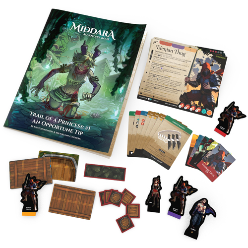 2!SUCMID006 Middara Board Game: Trail Of A Princess published by Succubus Publishing