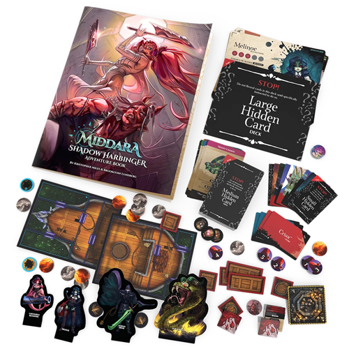 2!SUCMID007 Middara Board Game: Shadow Harbringer Adventure Pack published by Succubus Publishing