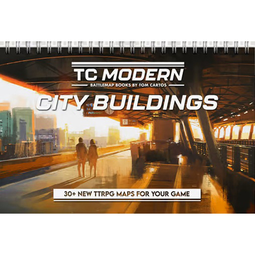 2!TCM01002 City Buildings Battlemap Book published by Tom Cartos