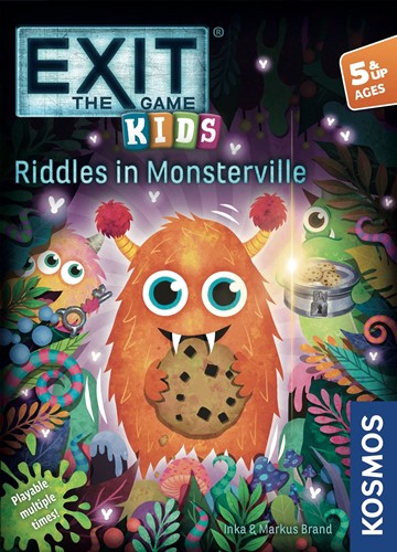 THK692868 EXIT Card Game: Kids - Riddles In Monsterville published by Kosmos Games