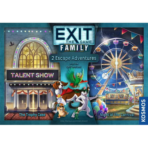 THK692889 EXIT Card Game: Family Heroes: 2 Escape Adventures vol.2 published by Kosmos Games