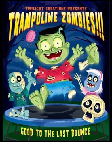 2!TLC4003 Trampoline Zombies Card Game published by Twilight Creations