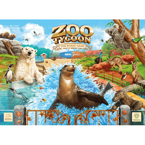 1!TREZT10 Zoo Tycoon Board Game: New Shores Expansion Deluxe Edition published by Treeceratops