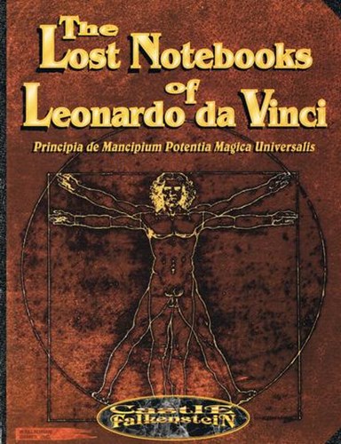 TRGCF6061 Castle Falkenstein RPG: The Lost Notebooks Of Leonardo DaVinci published by R Talsorian Games