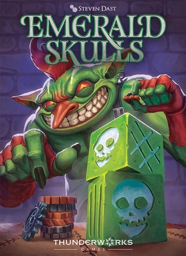 3!TWK4020 Emerald Skulls Board Game published by Thunderworks Games